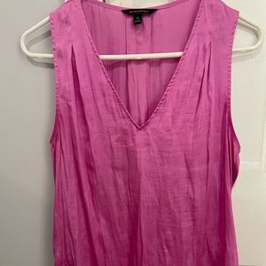 Silky bright pink tank